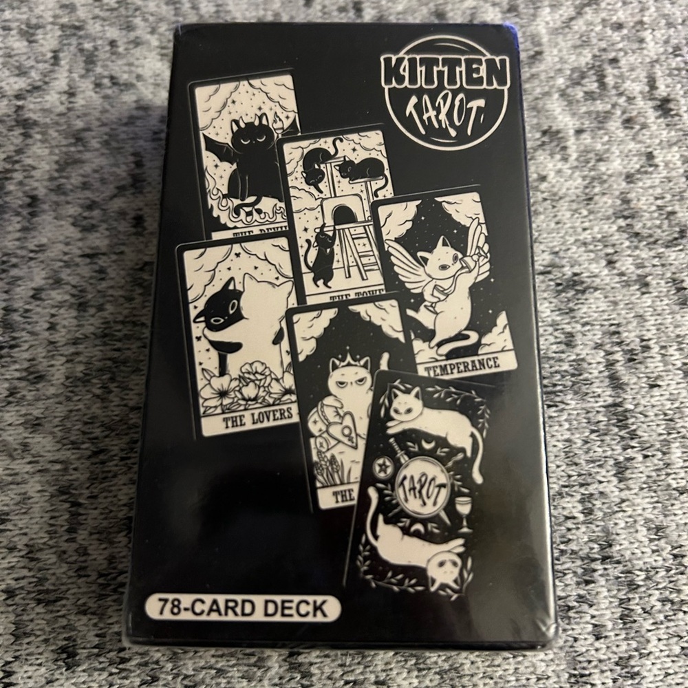 Kitten Tarot Deck 78 Adorable Cards Tarot Deck Online Guidebook Sealed Uncharged
